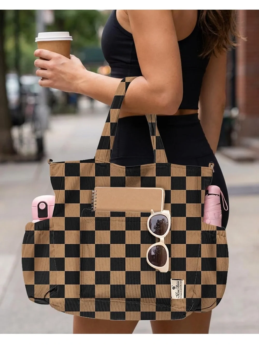 Large Capacity, Zipper Closure, Multi-Pocket Storage, Adjustable Shoulder Strap
